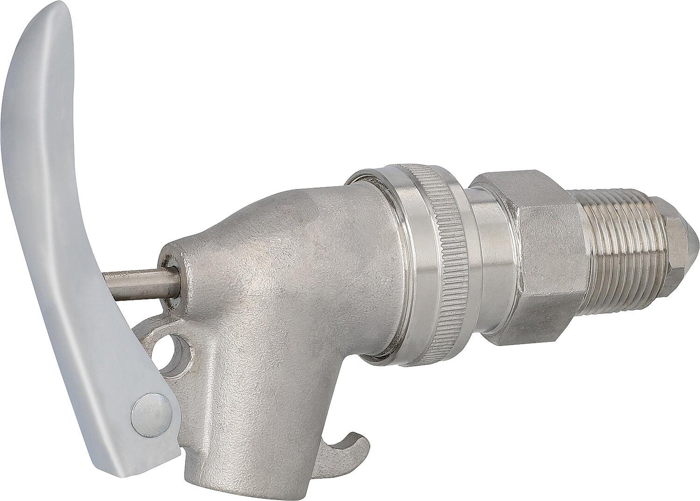Stainless steel barrel tap G 3/4" heavy-duty version, PTFE seals