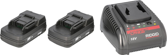 Dual Power Pack Schnellladegerät + 2x Akku 18V/2,0 Ah
