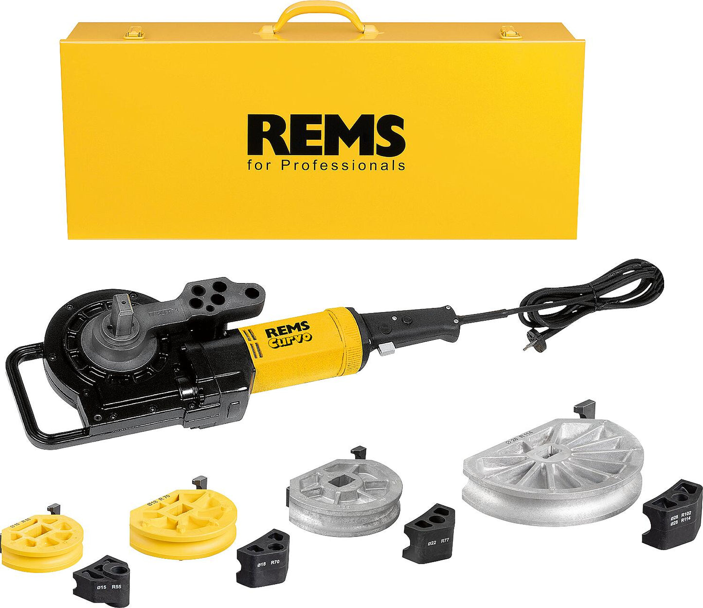 REMS Curvo-Set Elektrischer Rohrbieger Set 2