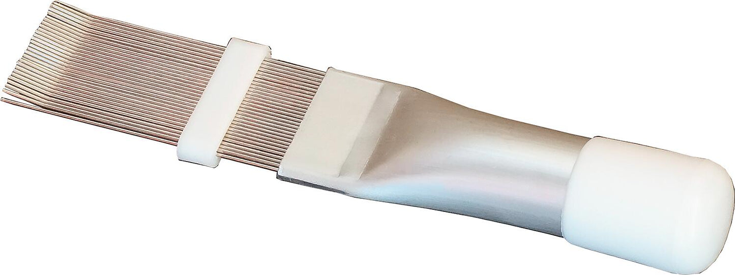 Fin comb for heat pumps and air conditioners
