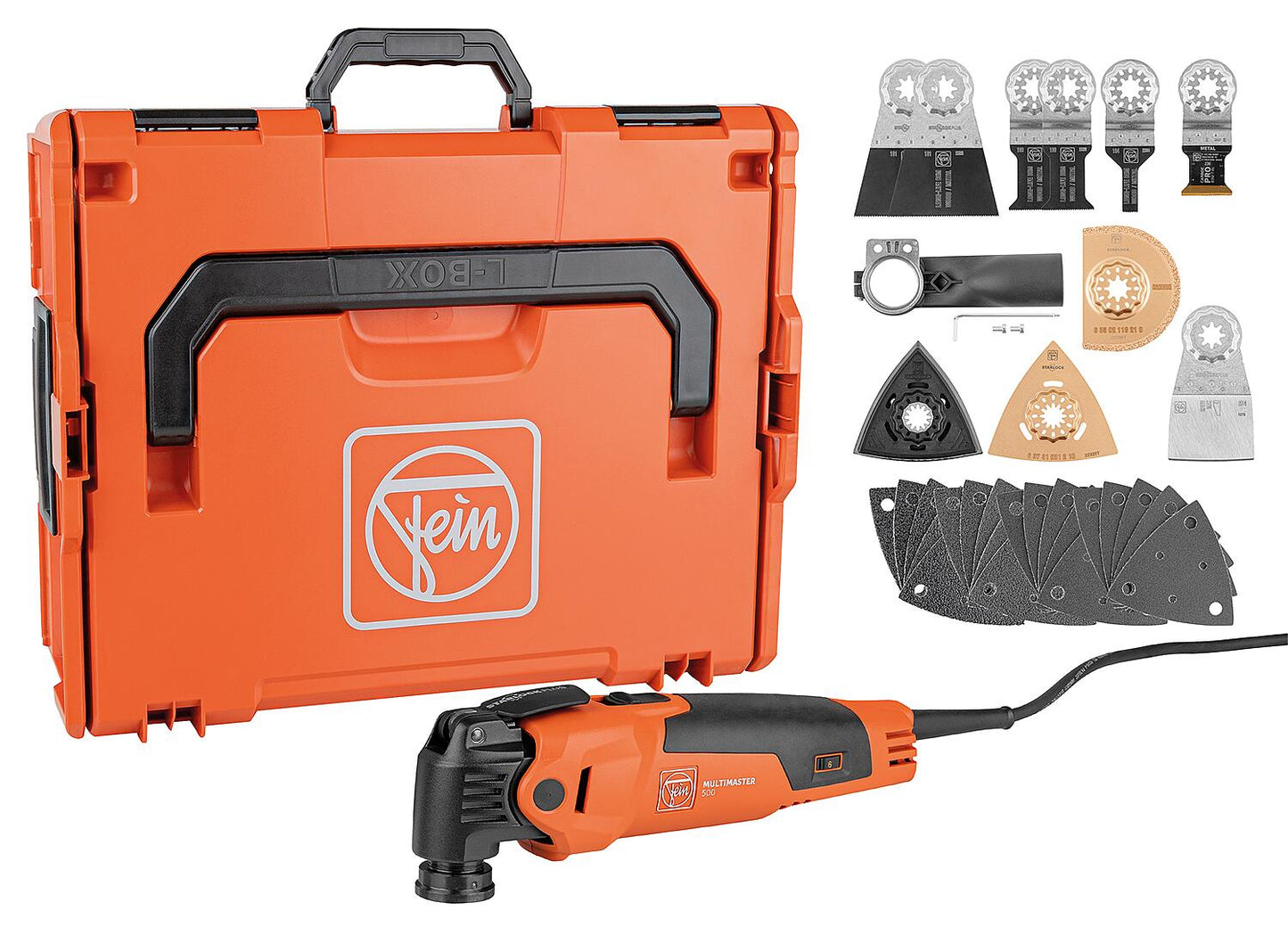 Multimaster Fein MM 500 PLUS TOP, 350 W in L-BOXX® and accessories
