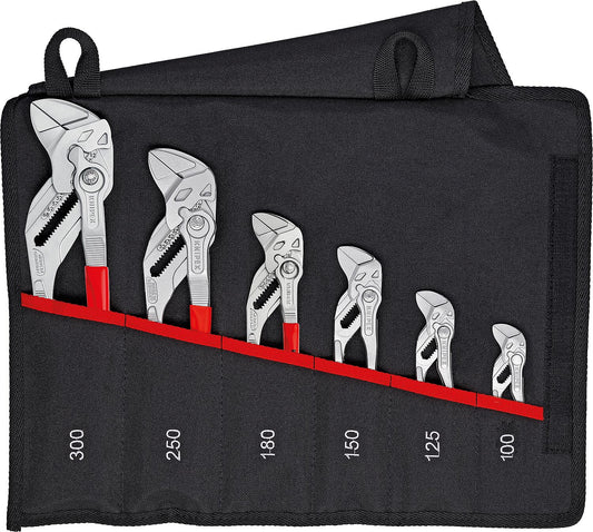 Jeu de 6 pinces et clés KNIPEX avec étui enroulable