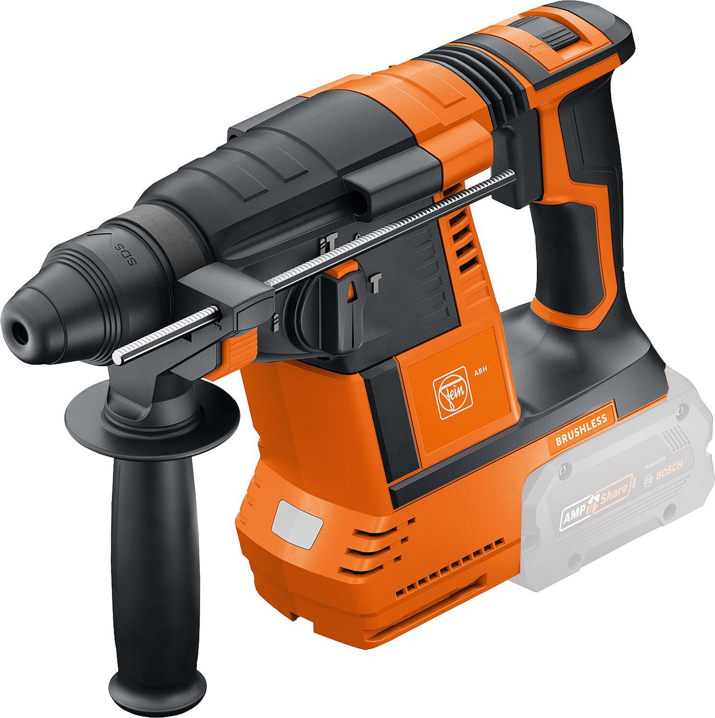 Fein ABH 18-26 AS cordless rotary hammer drill and chisel, 18 V, without battery and charger, with carrying case