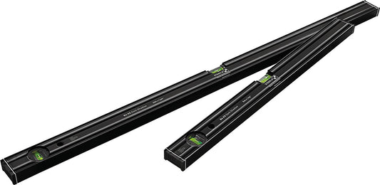 STABILA® 80 AS Dark Shadow spirit level set, 600 mm and 1000 mm, 2-piece