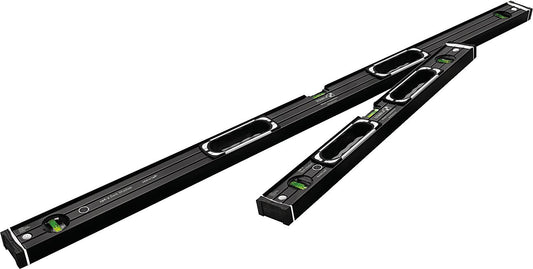 STABILA® 196-2 Dark Shadow spirit level set, 610 mm and 1220 mm, 2-piece