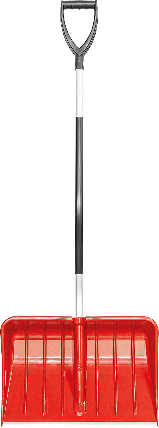 Pelle à neige idéale, en plastique, 55 cm de large, manche tubulaire en métal léger