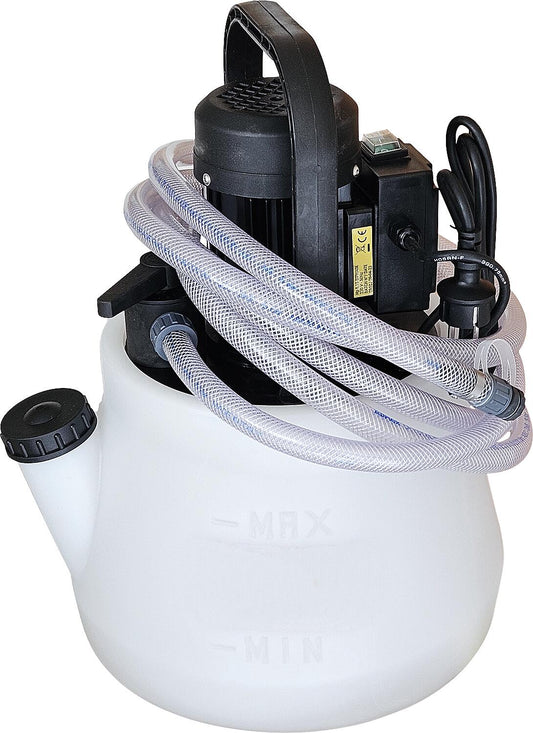 Descaling pump with 15L tank, with automatic flow reversal, 230V
