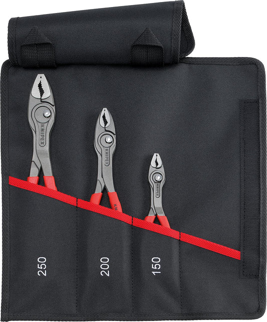 Ensemble de 3 poignées avant KNIPEX® TwinGrip, avec sac enroulable