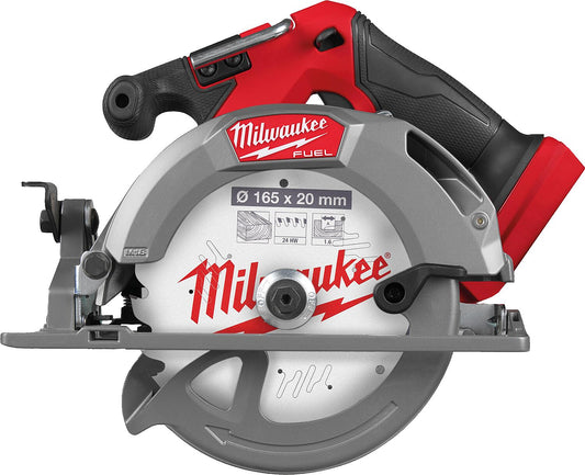 Milwaukee M18FCS552-302X 18V cordless circular saw with 2 x 3.0 Ah batteries and charger