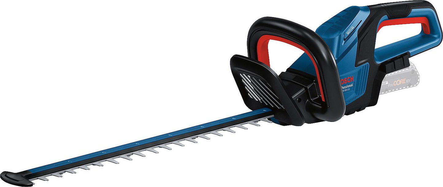 Bosch GHE 18V-50 II cordless hedge trimmer without batteries and charger