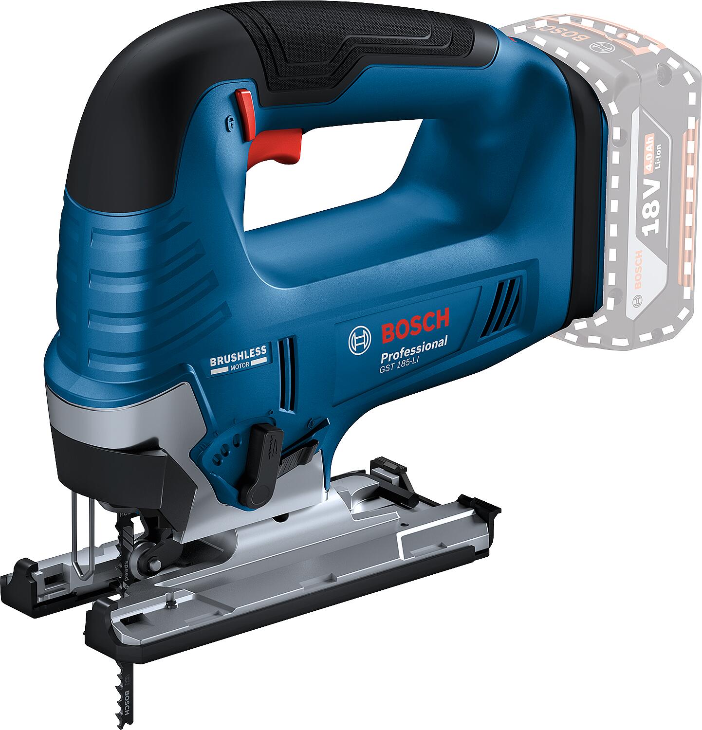 Bosch GST 18V-125 B cordless jigsaw, 18 V, without batteries and charger