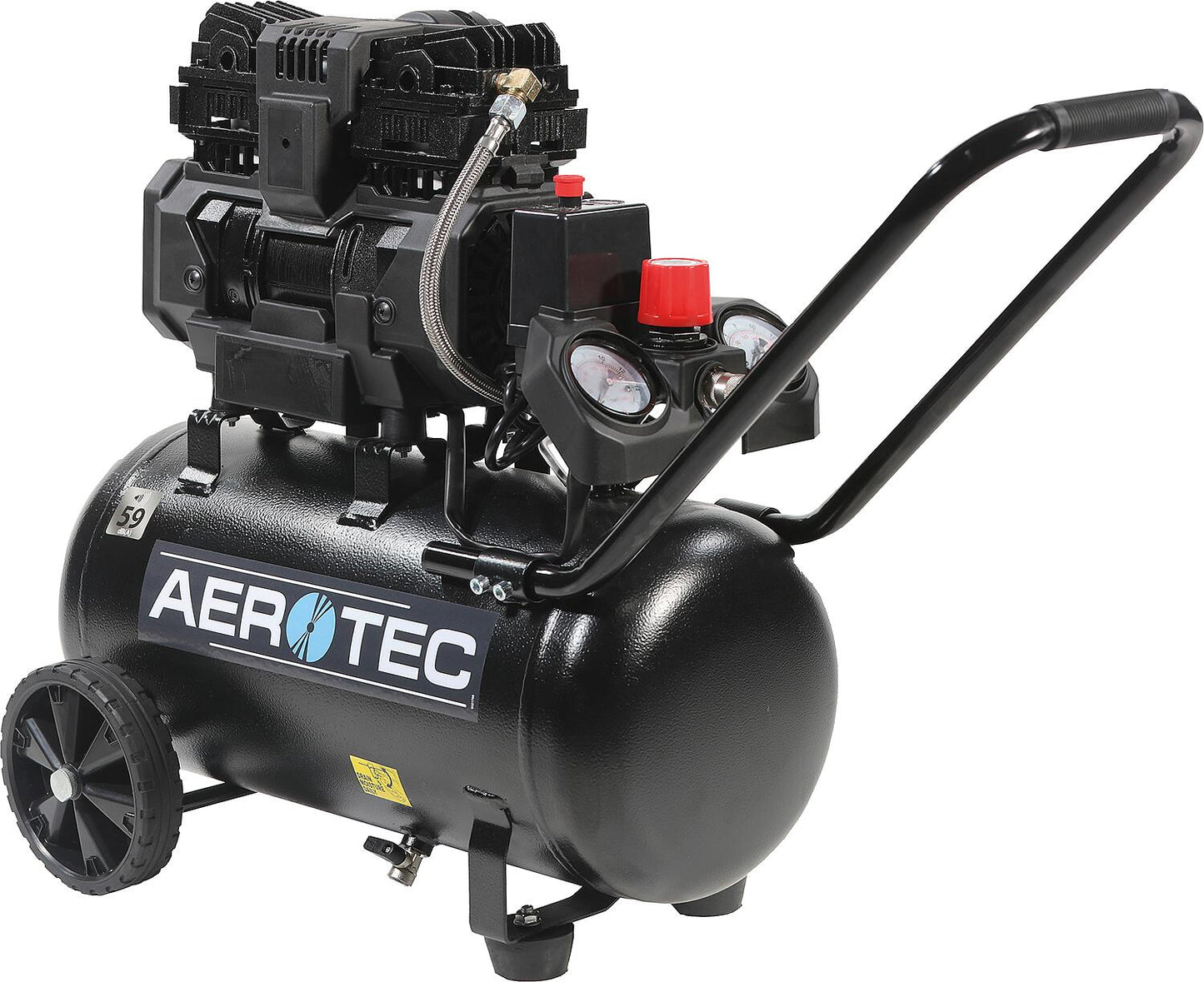 Compresseur à piston silencieux Aerotec Tech 160-24, 8 bars, sans huile