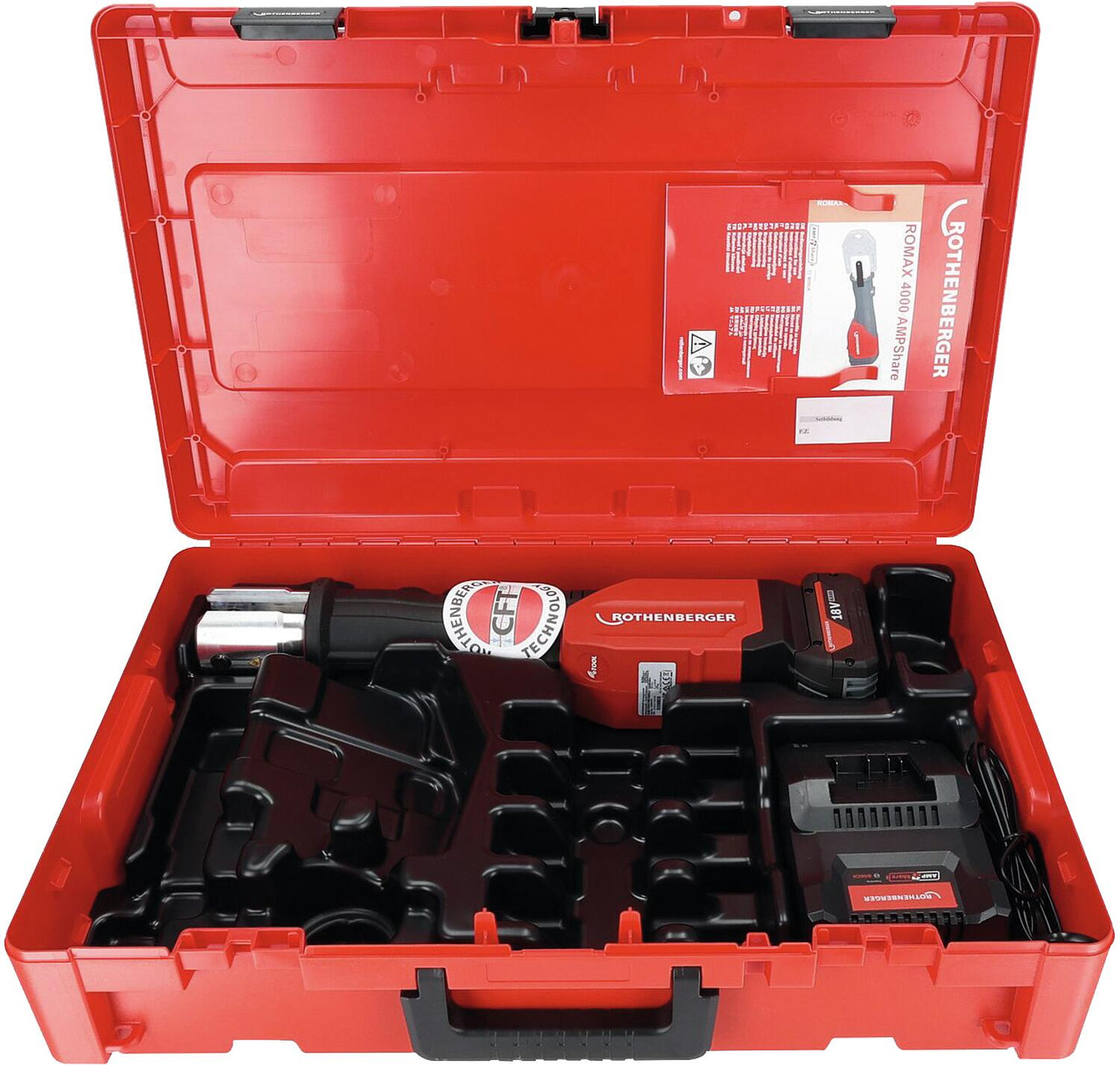 Akku-Pressmaschine ROMAX 4000 Basic Set 4Ah,  AMP