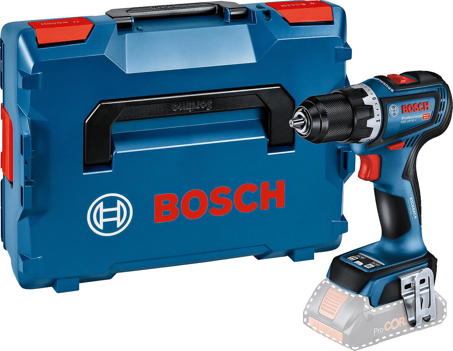 BOSCH GSR 18V-90 C 18V cordless drill/driver without batteries and charger