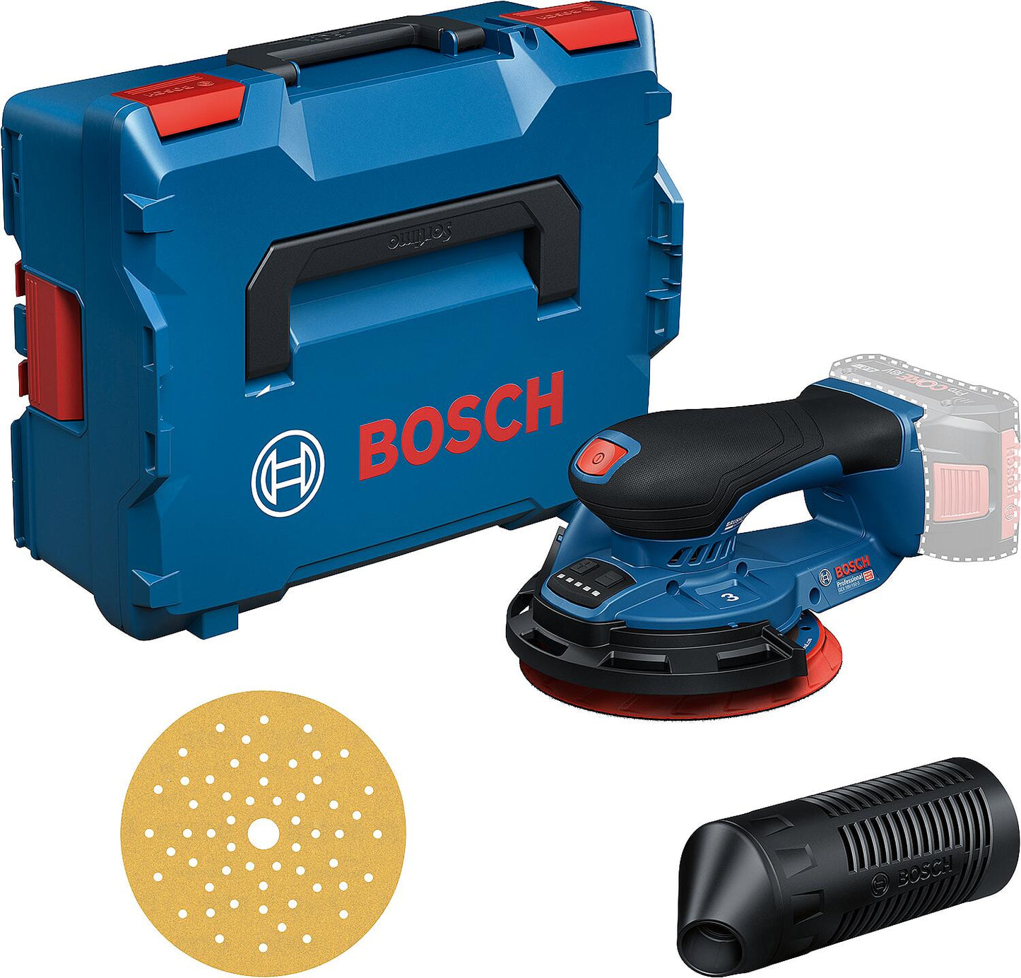 Bosch GEX 18V-150-3 cordless random orbital sander without batteries and charger