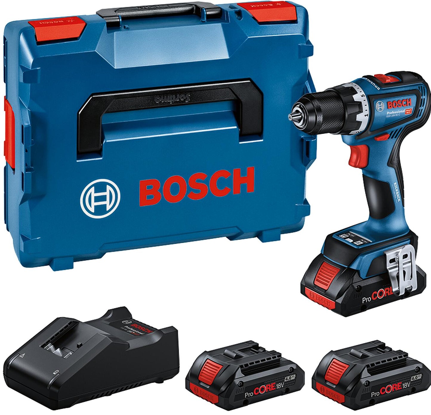 BOSCH GSR 18V-90 C 18V cordless drill/driver without batteries and charger
