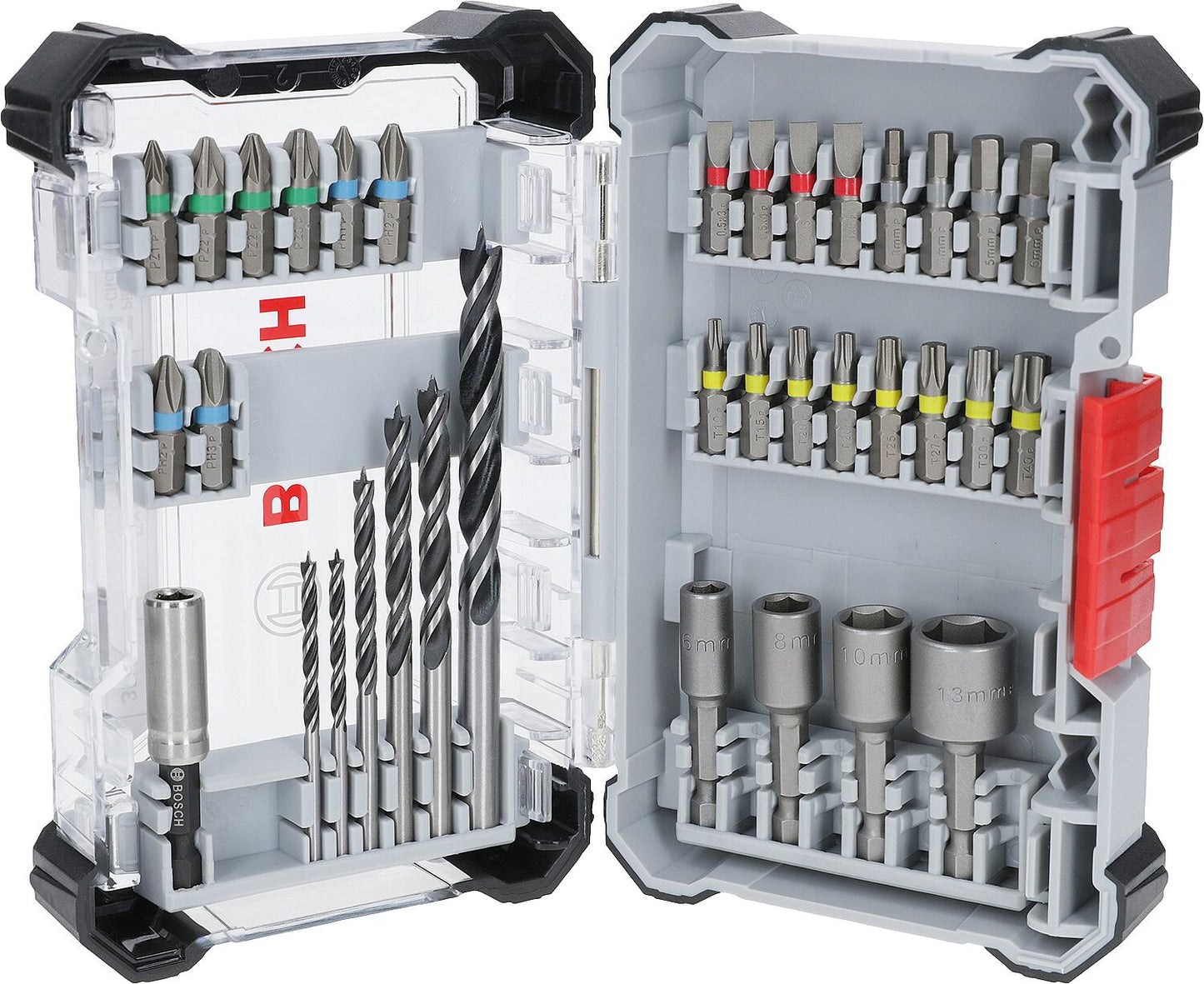 BOSCH EXTRA HARD &amp; Pro WOOD 35-Piece Drill and Bit Set
