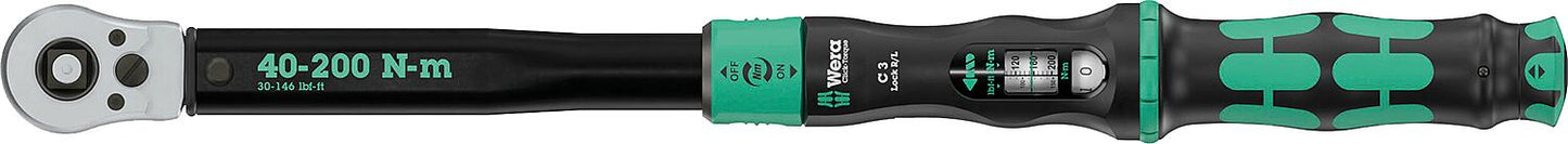 Clé dynamométrique Click-Torque Lock, serrage à droite et à gauche