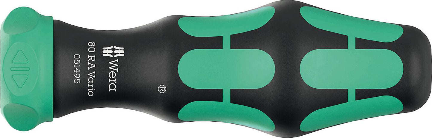 Support de main Vario avec fonction à cliquet Wera 80 RA