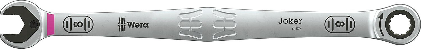 Wera 6007 Joker SB open-end/ring ratchet wrench, long version, 8 mm