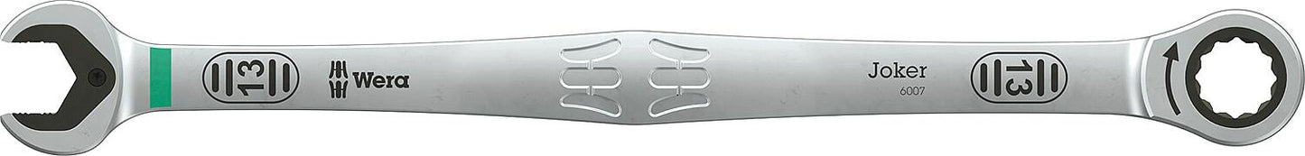 Wera 6007 Joker SB open-end/ring ratchet wrench, long version, 8 mm