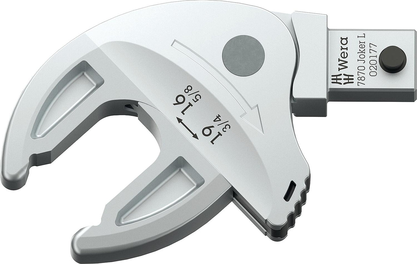 Wera 7880 Joker S insert open-end wrench with ratchet function, self-adjusting, 10-13 mm wrench size, 9x12 mm