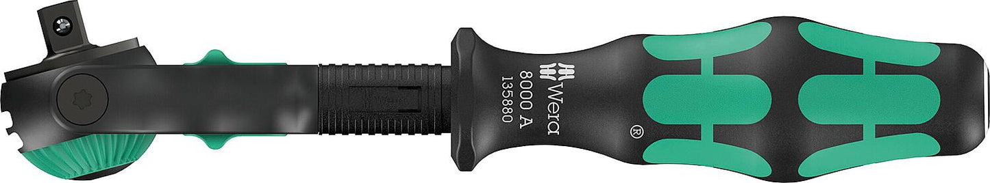 Wera 8000 A Black Edition Zyklop Speed ​​ratchet with 1/4" drive