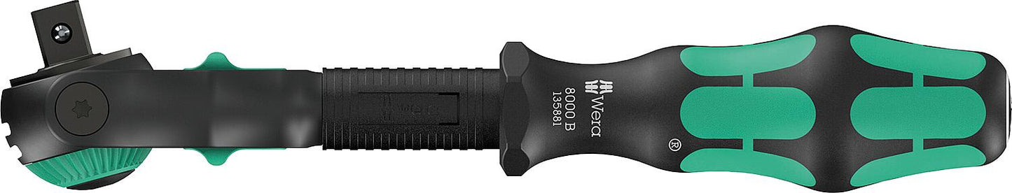 Wera 8000 A Black Edition Zyklop Speed ​​ratchet with 1/4" drive