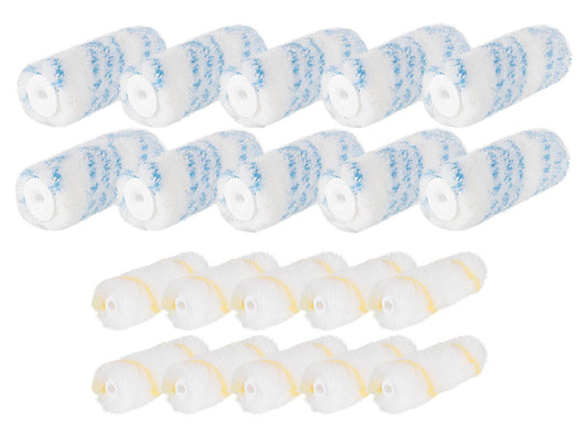 Roller set for wall, ceiling and facade paints, 20 pieces