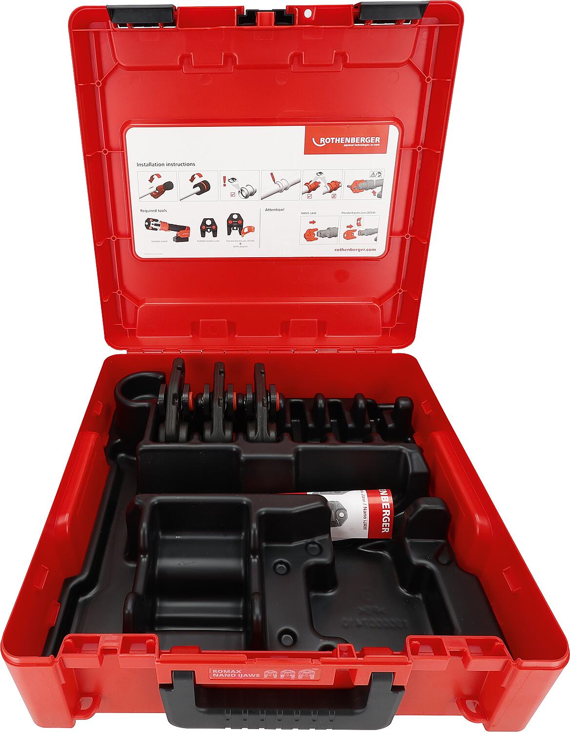 Pressbackenset ROMAX NANO iJAWs, TH 16-20-26