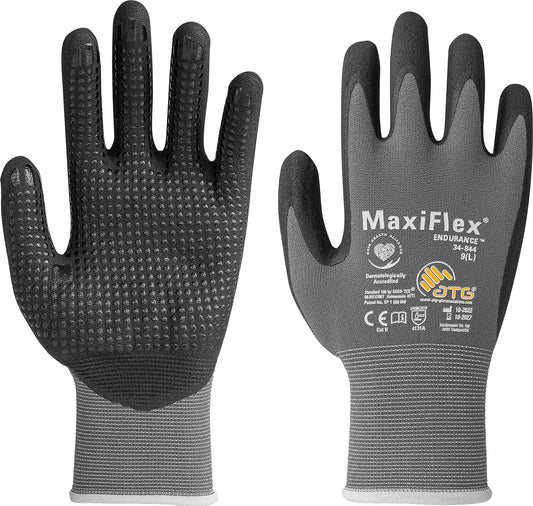 Plumber's gloves, breathable, size 9, 1 pair