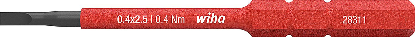 VDE slot slimBit wiha 283110 electric Vario, SL3.0 x 0.5 x 75 mm