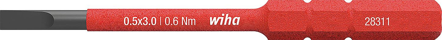 VDE slot slimBit wiha 283110 electric Vario, SL3.0 x 0.5 x 75 mm