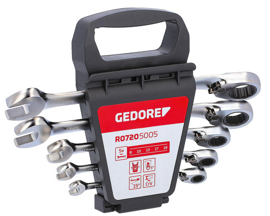 Jeu de clés mixtes à cliquet, métriques, réversibles