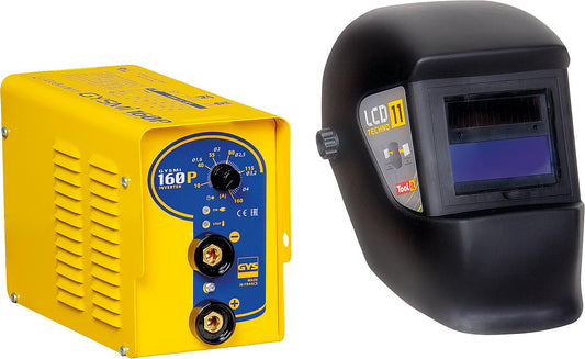 Electric hand welding inverter, 230 V single-phase, type GYSMI 160 P