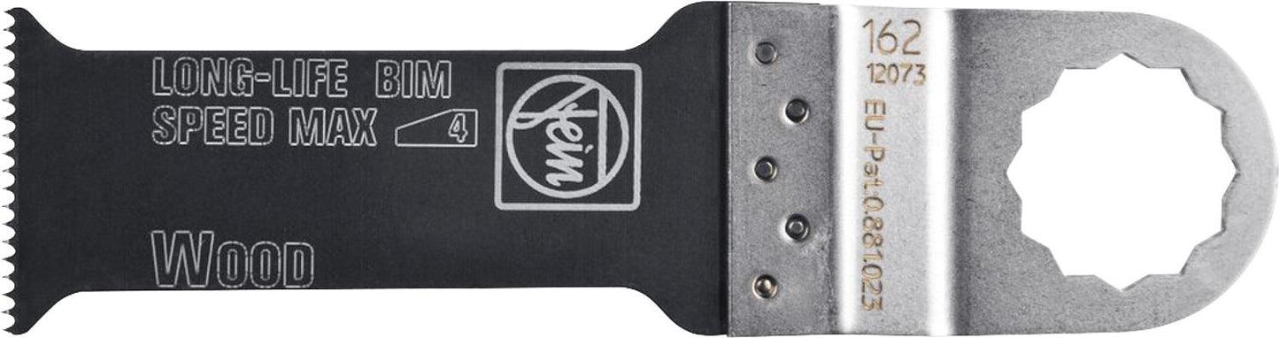 Fein E-Cut Long-Life saw blade, B=32mm, L=78mm, 12-star mount, pack of 5