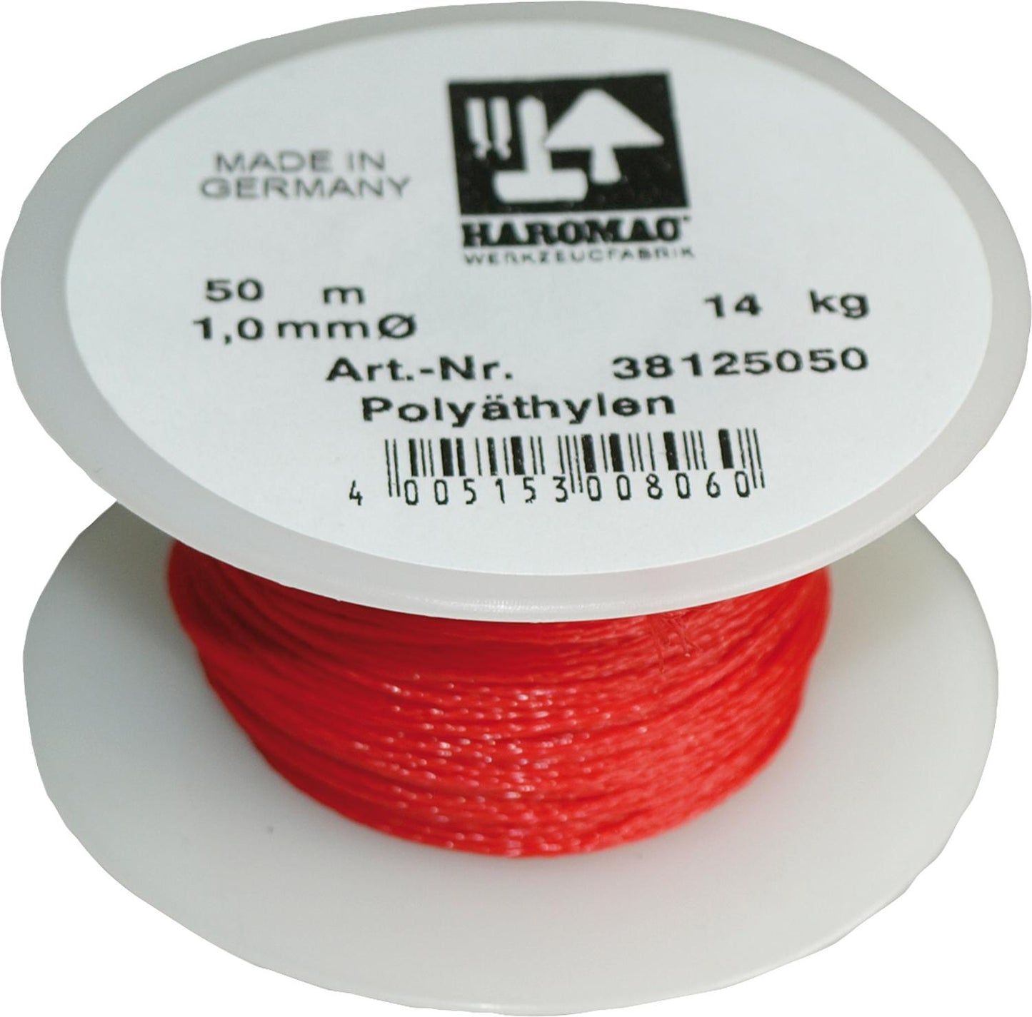 Mason's line, 1.0mm x 20m, red Haromac