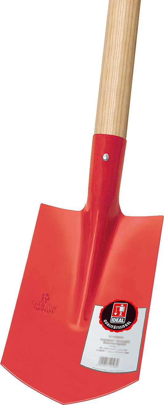 Ideal-Grabenschaufel Ruhr-Brilliant, Grösse 1, rot, Langstiel