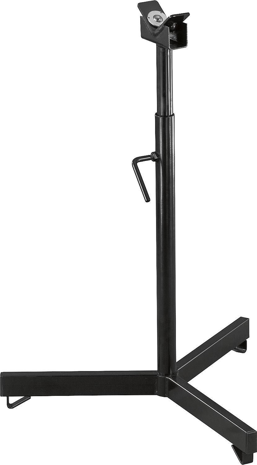 Rems Hercules 3B material support with ball bearing, 1/8"-6", 3-leg tube frame