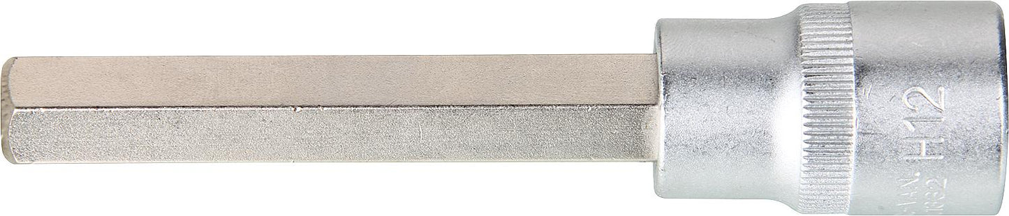 WS Bit Socket 1/2" Internal Hex, 110mm, for Tap Extensions, Extra Long