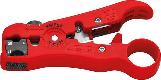 Knipex coaxial cable stripper type 16 60 06