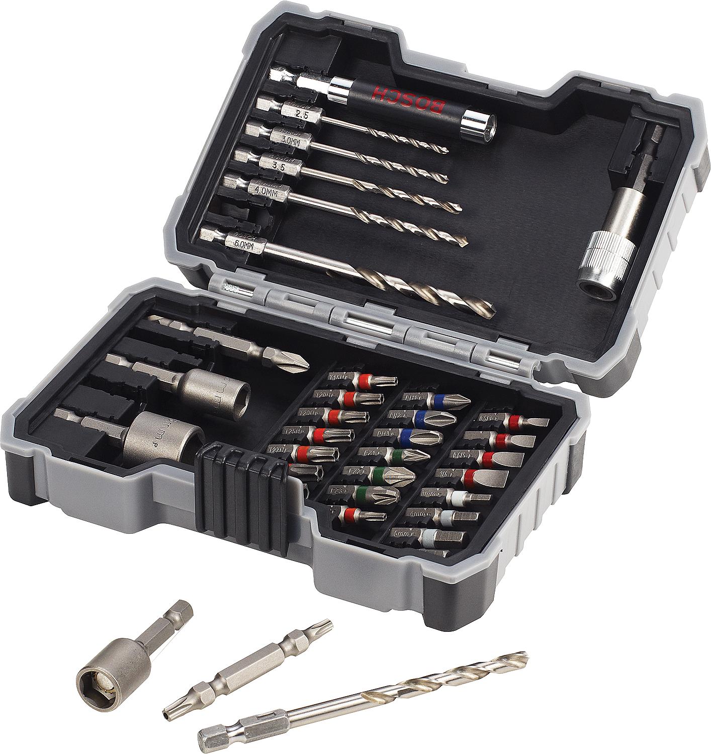 Bosch 35-piece metal drill bit and driver bit set