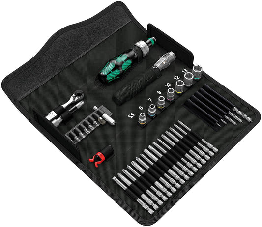 Werkzeugsatz WERA 41-teilig Kraftform Kompakt H1 Holz