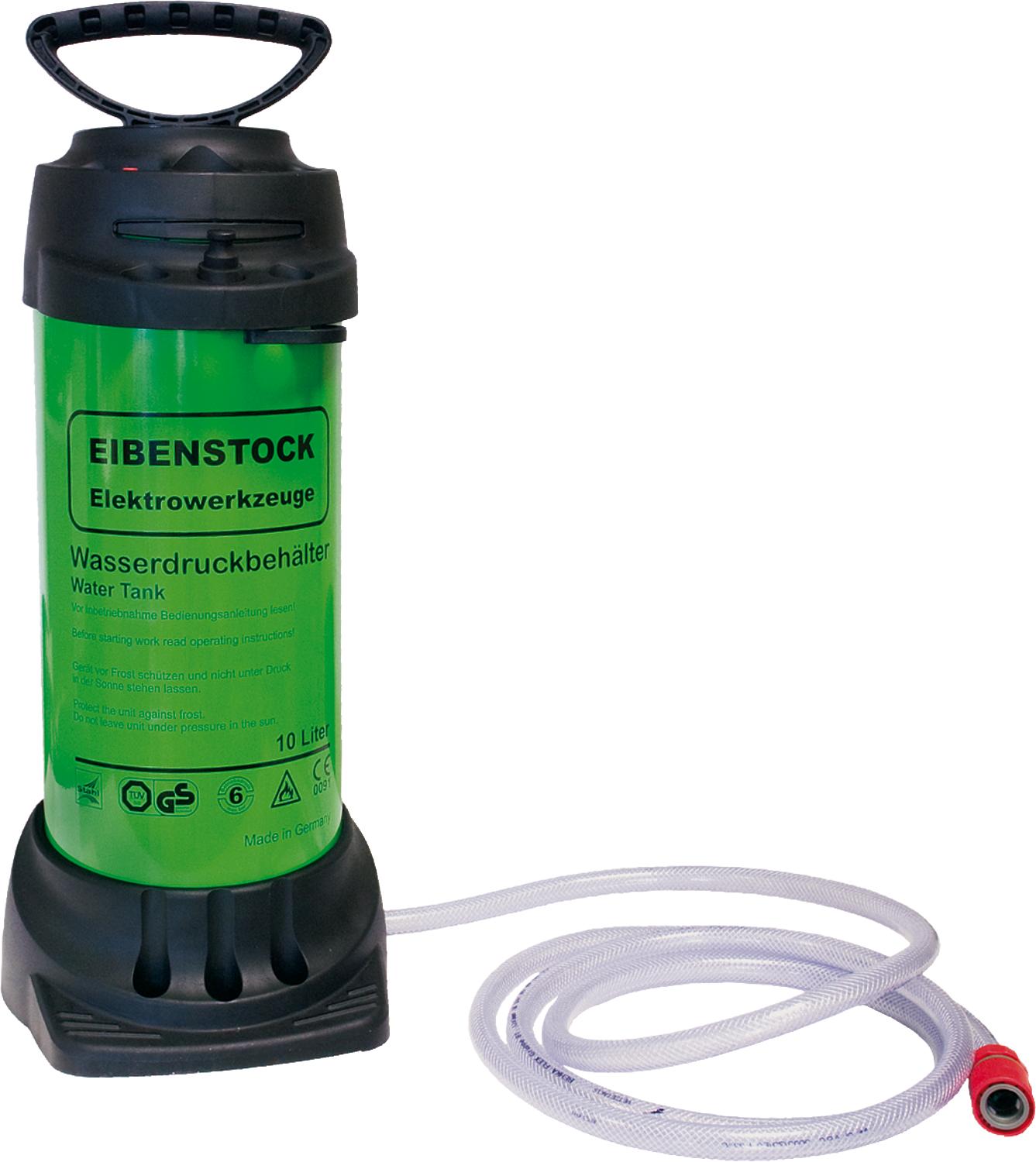 Water pressure tank (o. R) 10 l metal, incl. 3m hose