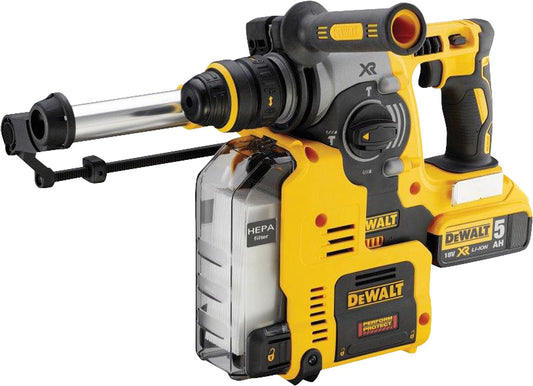 Dewalt DCH 275 P2 cordless rotary hammer with dust extraction, 18V