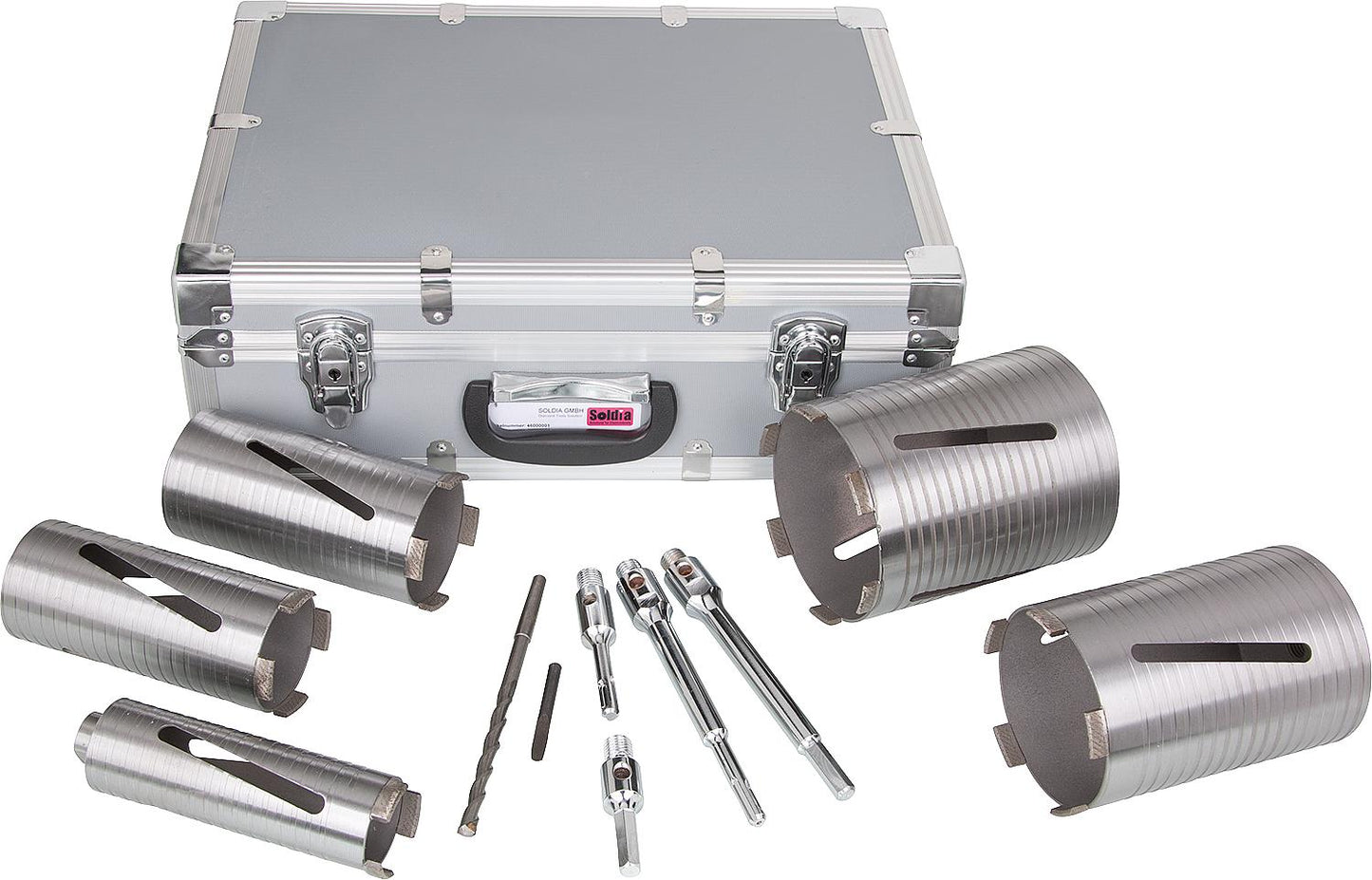 Diamant-Bohrkronen-Set Mauerwerk/Beton, 11-teilig, 52-132mm