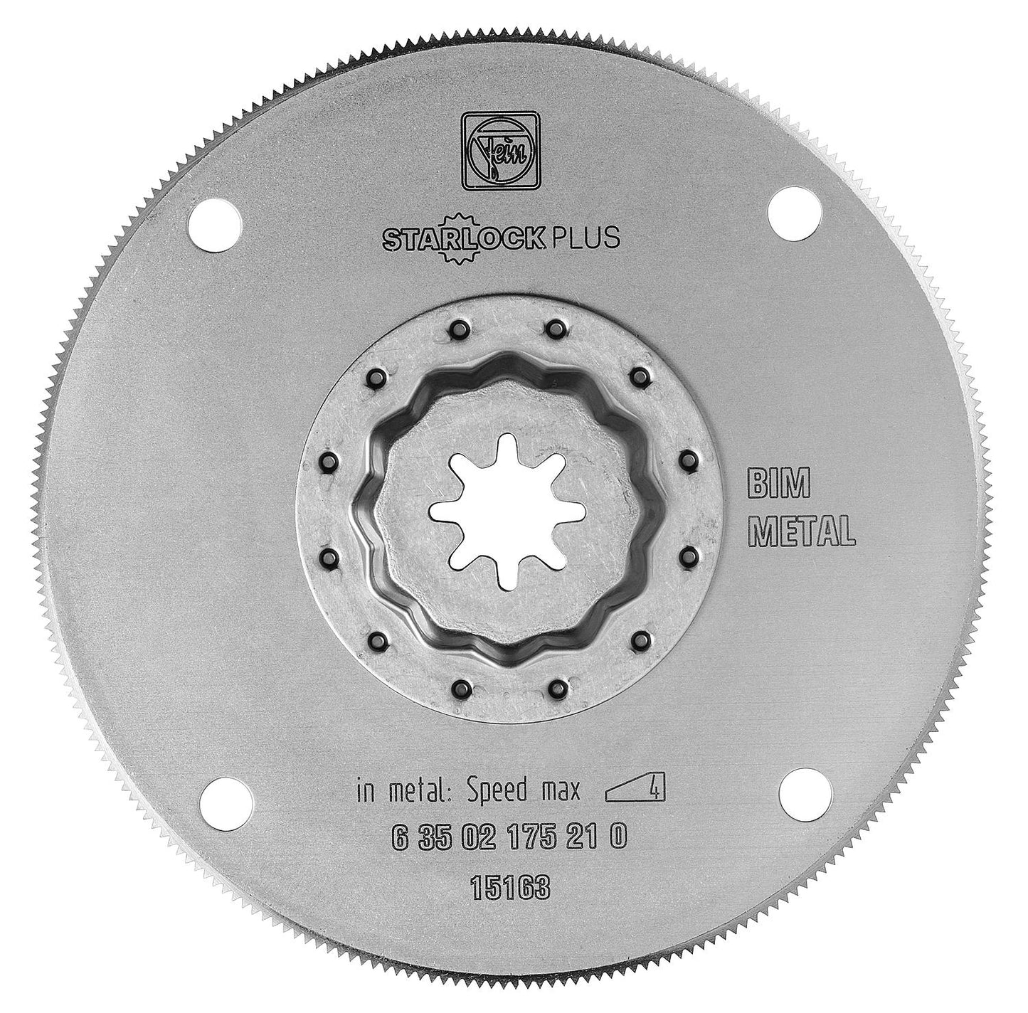 HSS saw blade, fine, Ø 100 mm, Starlock Plus, pack of 5