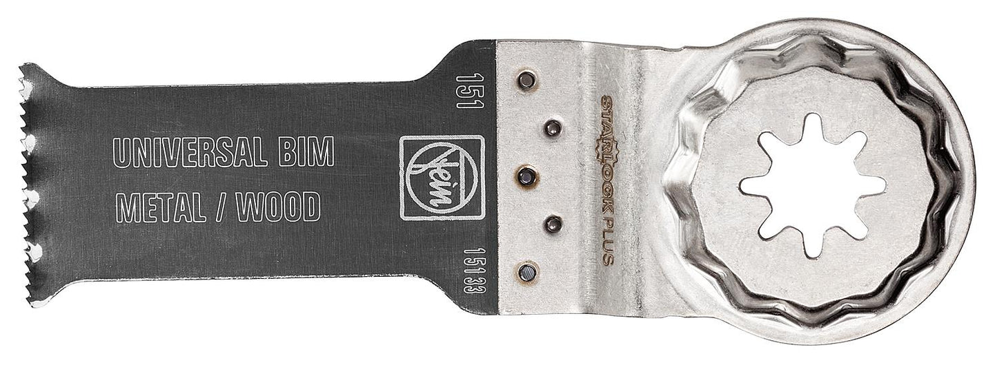 Fein E-Cut Bi-Metal Saw Blade, B=28mm, L=60mm, Starlock Plus, Pack of 5