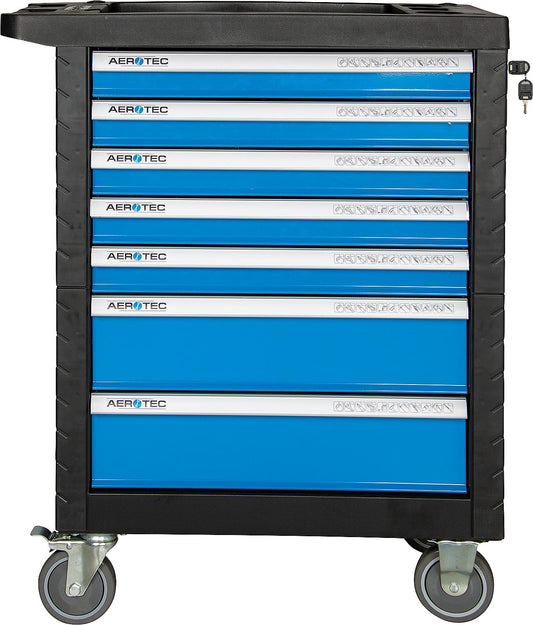 AEROTEC workshop trolley equipped with 255-piece tools
