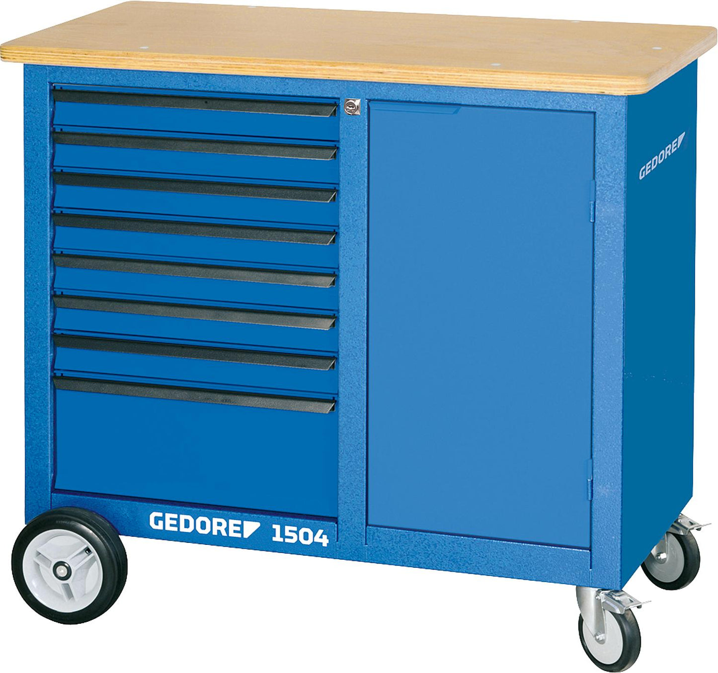 GEDORE rolling workbench with 8 drawers